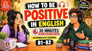 How to Be Positive in English | Daily Conversation Practice | English Podcast
