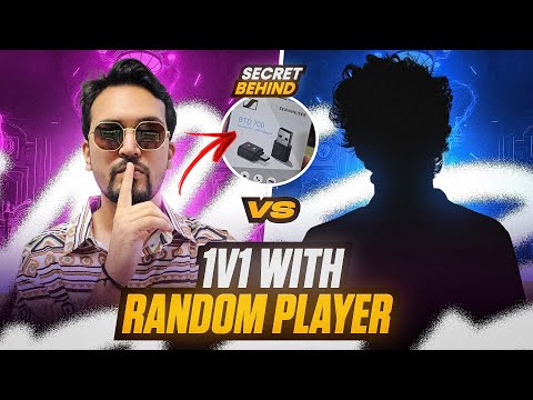 💀 Random Player Challenged Me in 1v1 TDM | BGMI Intense Fight 🔥| Sennheiser BTD 700