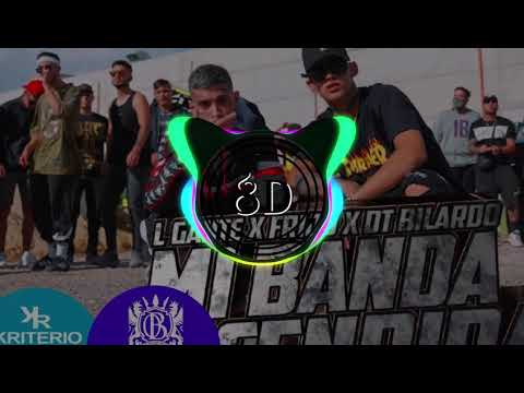L-Gante, Frijo, DT.Bilardo - MI BANDA ENCENDIDA - Cumbia 420 - Audio 8D (USA AURICULARES)