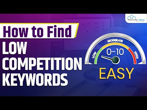How to Find Choose Use Low Competition Keywords with High Traffic