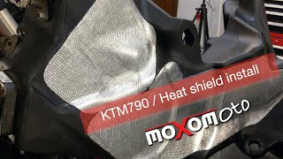 KTM 790 Fuel tank heat shield