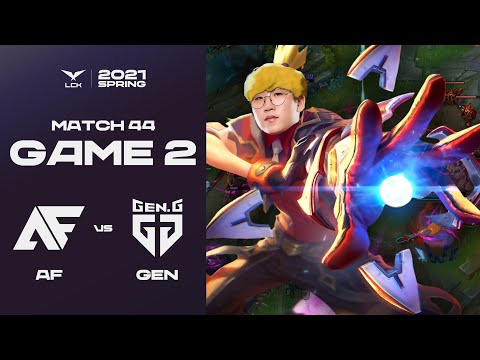 AF vs. GEN | Match44 Game2 H/L | 2021 LCK Spring Split