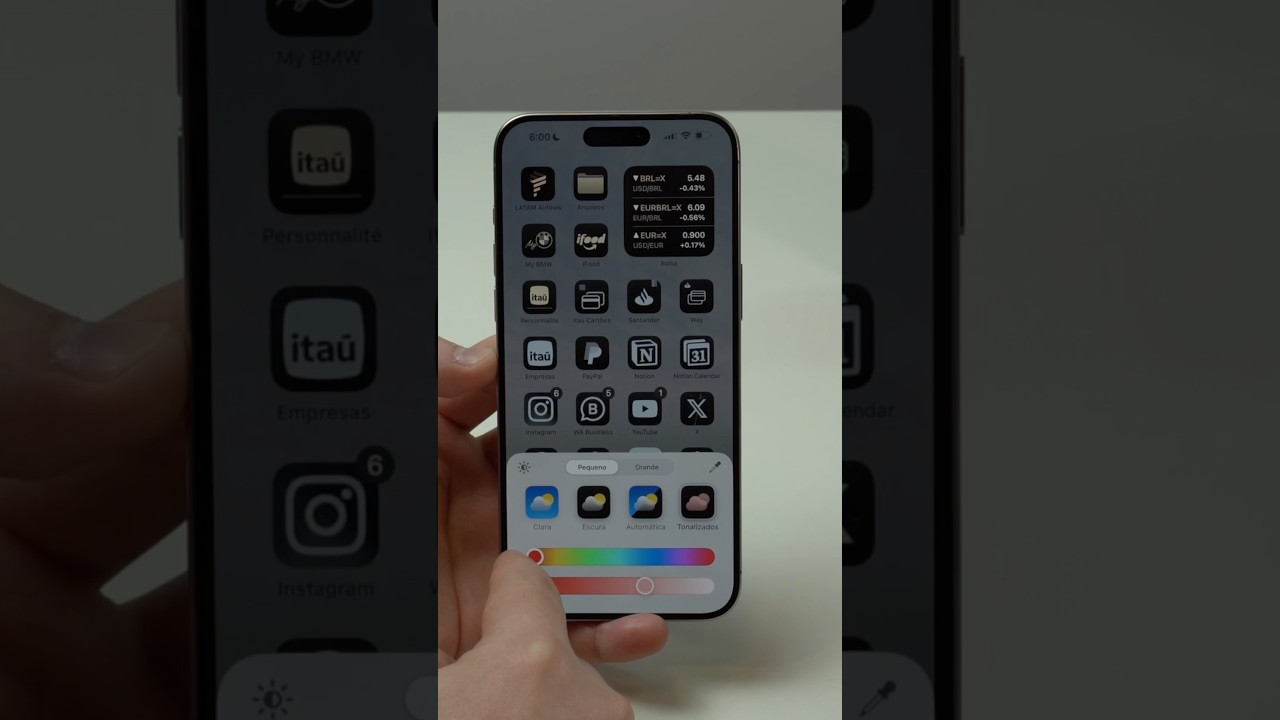 Novidades do iOS 18 - Tela de Início