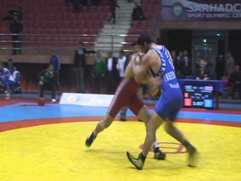 AWFCUP2013 / Soslan Fanziyev - Giga Kokoladze GEO - gr-cadet 85 kg final
