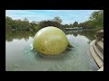 huge slime bubble pops..