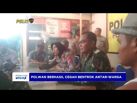 POLWAN CEGAH BENTROK ANTAR-WARGA