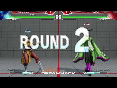 JoeyTones VS OCV HVEvil (DreamHack Montreal 2016 - SFV)