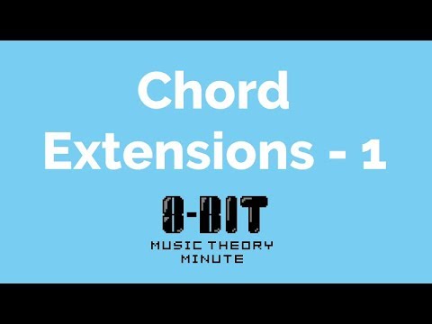 Music Theory Minute #1.1 - What's a Chord Extension?