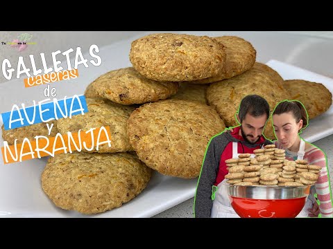 Galletas caseras de Avena y Naranja |100% SIN Gluten|