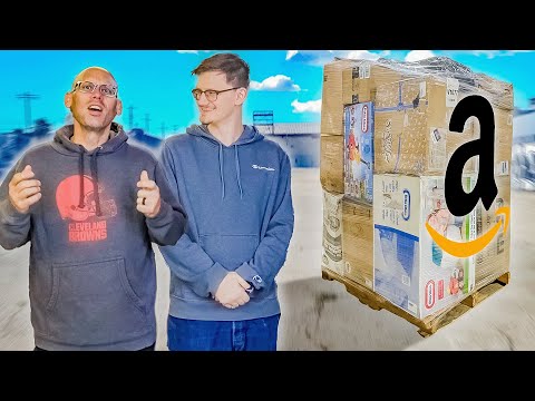 We unboxed a $600 AMAZON MONSTER PALLET (CRAZY FINDS)