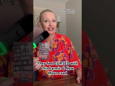 They feel cursed w this Karmic& New Moon Read #Tarot #spirituality #cursed #karmic #newmoon #blessed