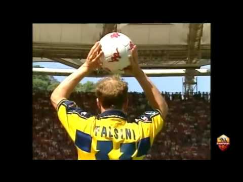 Serie A 2000 - 2001. AS Roma vs Parma  3-1