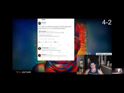 Voyboy getting banned on twitch and tyler1 reaction