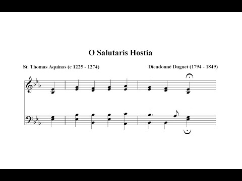 Duguet, Dieudonné (1794 - 1849) O Salutaris Hostia