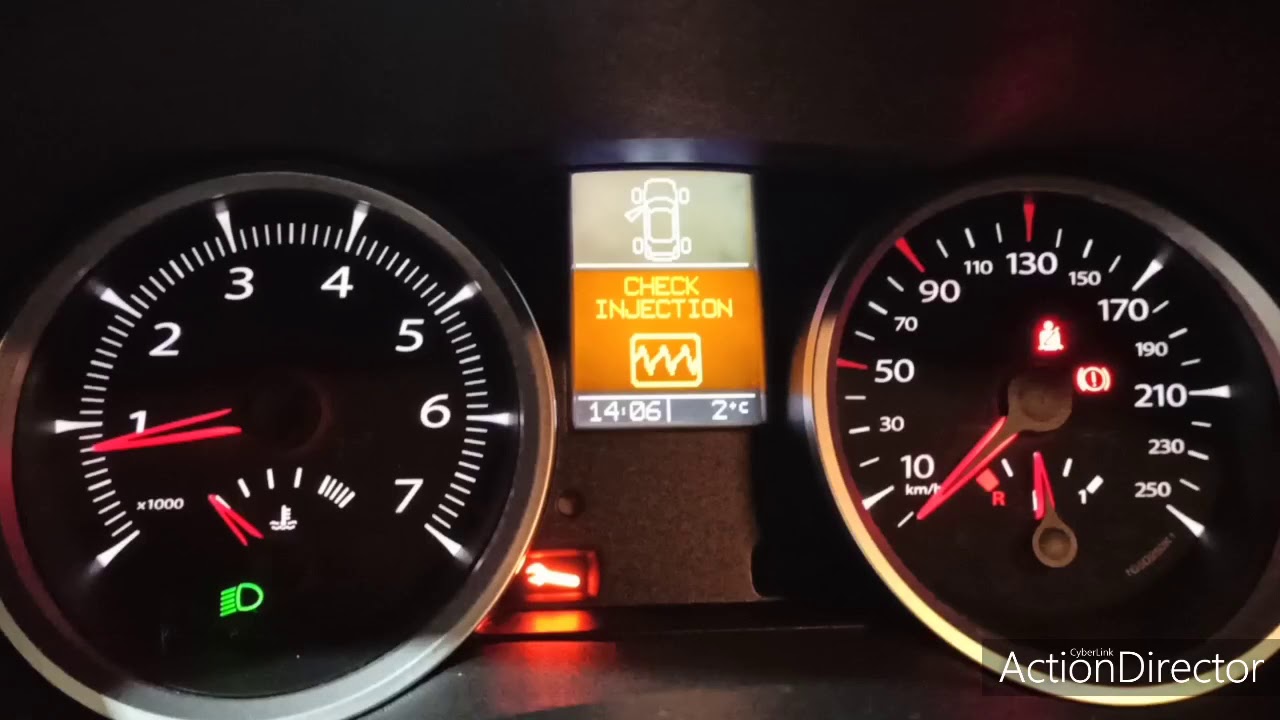 Чек инжектор Рено Меган 2: причины возникновения и способы устранения