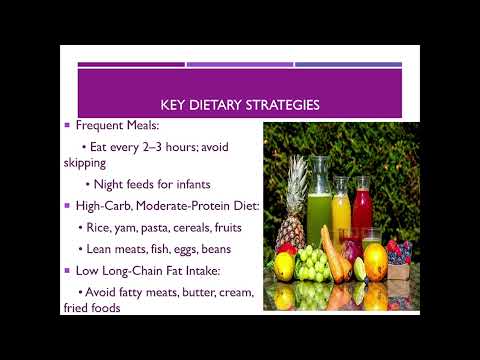 Managing Long Chain Acyl-CoA Dehydrogenase Disease with Diet