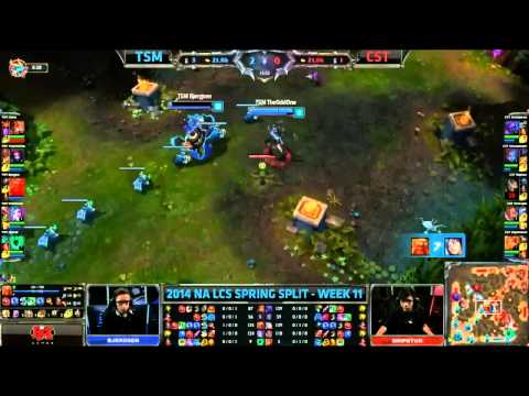 Outplay Bjergsen Gragas TSM vs Coast