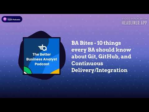 10 Things Every BA Should Know About Git and GitHub