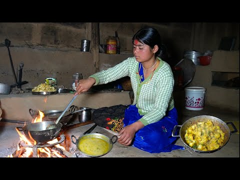 Simple Nepali Village Cooking: A Daughter’s Love Served to the Whole Family