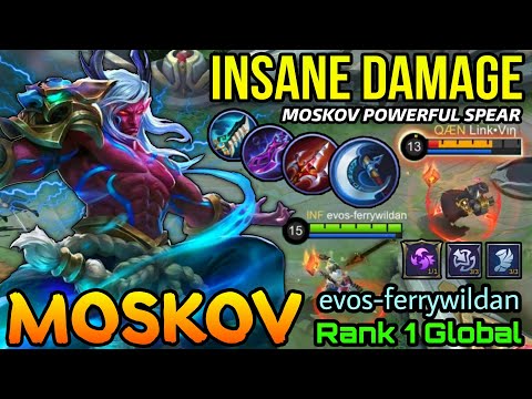 Powerful Spear Moskov Yasha MVP Plays - Top 1 Global Moskov by evos-ferrywildan - MLBB