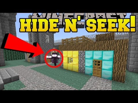 Minecraft: WITHER HIDE AND SEEK!! - Morph Hide And Seek - Modded Mini-Game