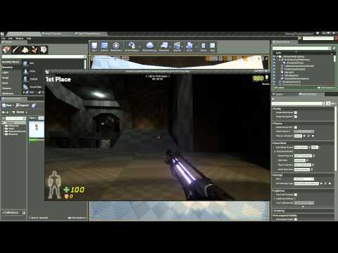 Unreal Tournament (2015) Alpha Prototype - playing with movement