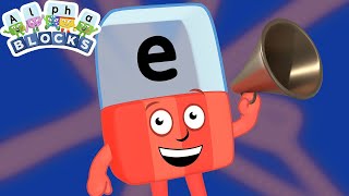 Words with the letter E | Learn to Read | @officialalphablocks