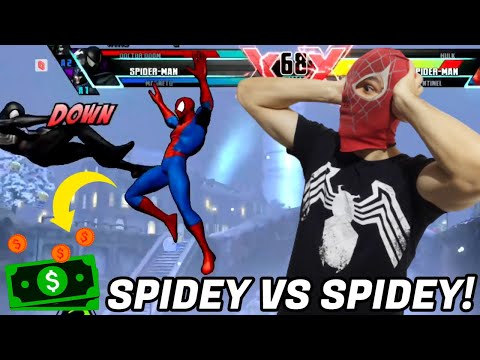 MY #1 MONEY MATCH IS A SPIDER-MAN MIRROR! - (UMVC3 - MM FT30 - ONEHEROES VS DRWATSON!)