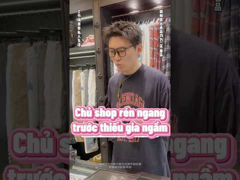 Chủ tiệm toát mồ hôi vì túi đồ của học sinh 🤣🤣
