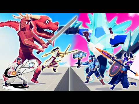 EPIC WAR - VIKING TEAM vs DYNASTY TEAM | TABS - Totally Accurate Battle Simulator