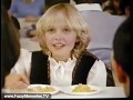 Kraft Macaroni Cheese Taste Test Commercial 1981