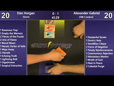 Dan Horgan (Storm) vs Alexander Gabriel (UW Control) - Sunday Night Modern 7/21/19