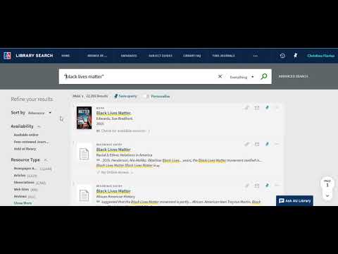 How to Use AU Library Search: Quick Overview