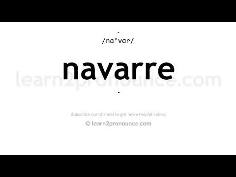 How to pronounce Navarre | English pronunciation