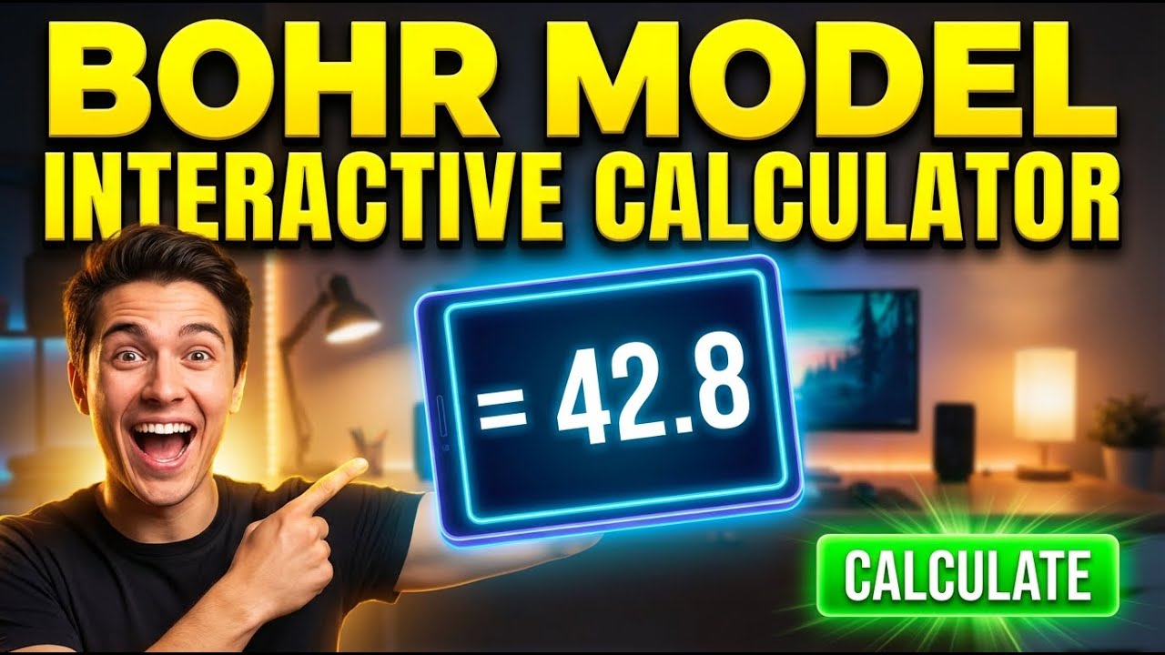 Bohr Model Interactive Calculator