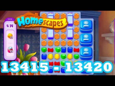 Homescapes Level 13415 - 13420 HD 3 - match puzzle | android | IOS | 13416 | 13417 | 13418 | 13419