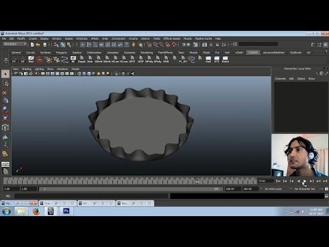 Create Bottle Cap in Maya