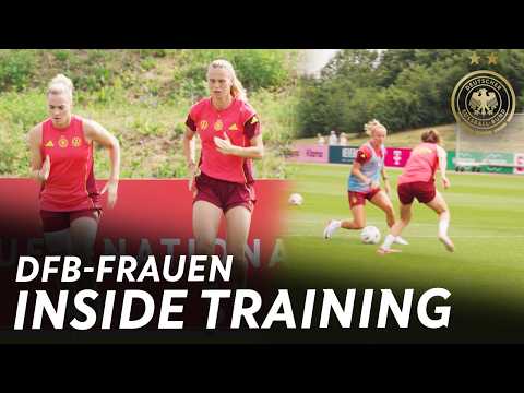 Schüller mit Mega-Lupfer! Vorbereitung auf die EM | Inside Training DFB-Frauen