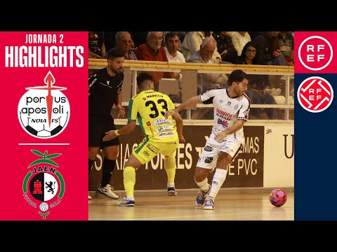 Resumen #PrimeraDivisiónFS | Noia Portus Apostoli 2-2 Jaén Paraíso Interior| Jornada 2