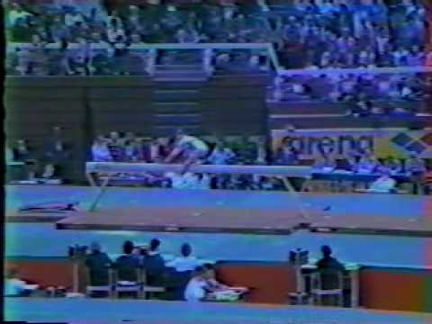 Mihaela Stanulet 1983 Worlds Optionals Beam