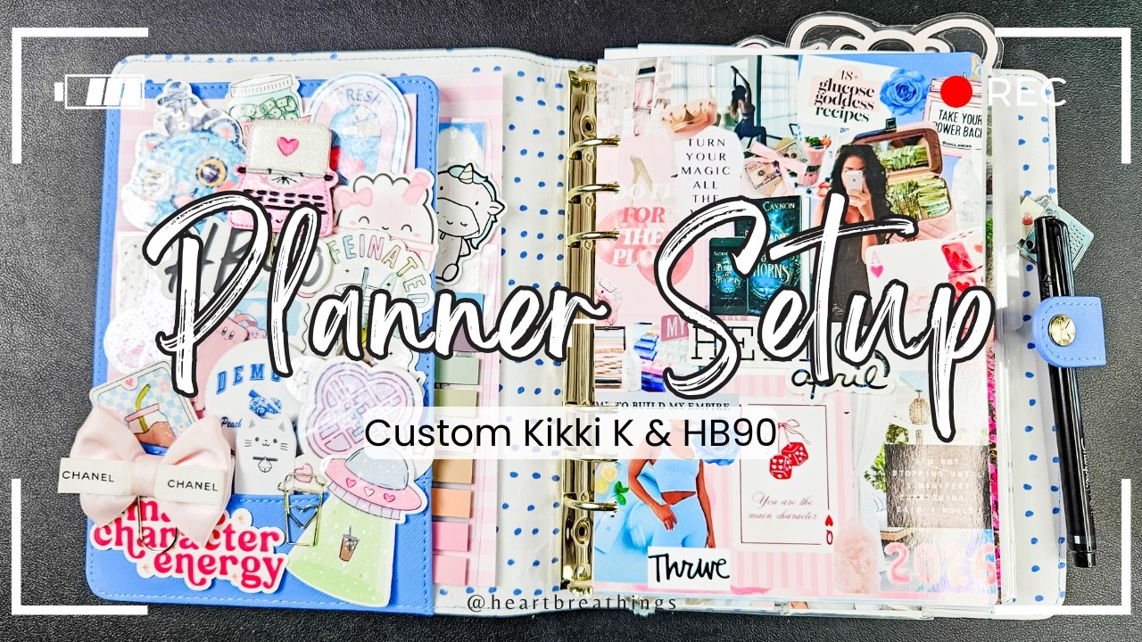 My Custom A5 Setup For Spring ✨💖 DAILY GOAL PLANNER