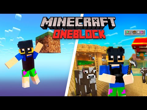 100 DIAS MAS SÓ TEM UM BLOCO NO MINECRAFT - FILME