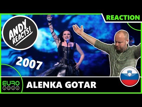 ANDY REACTS! Alenka Gotar - 'Cvet Z Juga' (Slovenia 2007) EUROVISION REACTION!