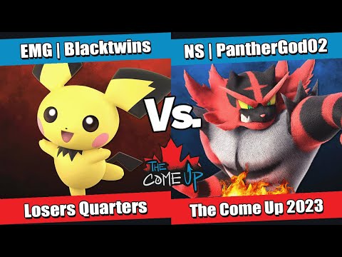 The Come Up 2023 Losers Quarters - EMG | Blacktwins (Pichu) vs NS | PantherGod02 (Incineroar, Wolf)