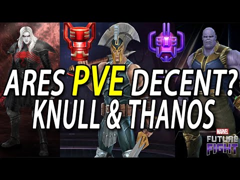 How Good is Ares Awakened?? Knull Legend & Thanos WBU (Rage Vs Energy) I APK- Marvel Future Fight