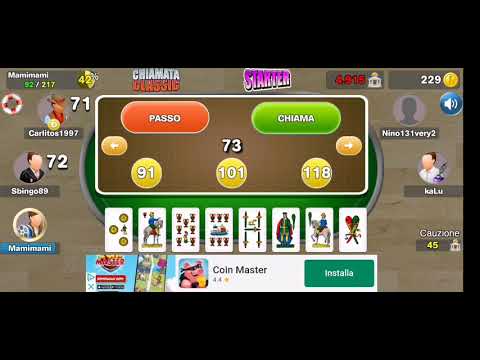 Chiamata classica briscola in 5