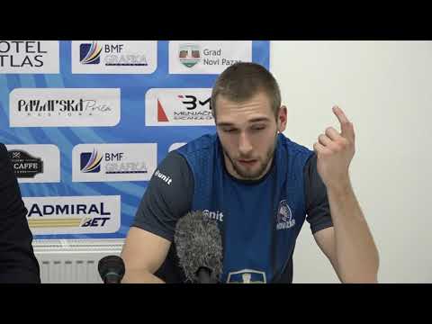 Press konferencija OKK Novi Pazar KK Vršac (91:87) 6.kolo AdmiralBet KLS 2021