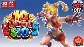 eSHOP SALE ALERT! TOP 10 UNDER $10 Nintendo Switch & Switch 2 (Up to 90% OFF) Budget Game Deals 2026