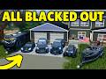 I Built An ALL BLACK Luxury Camping Setup In APM Roblox American Plains Mudding