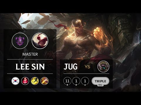 Lee Sin Jungle vs Dr. Mundo - KR Master Patch 9.7